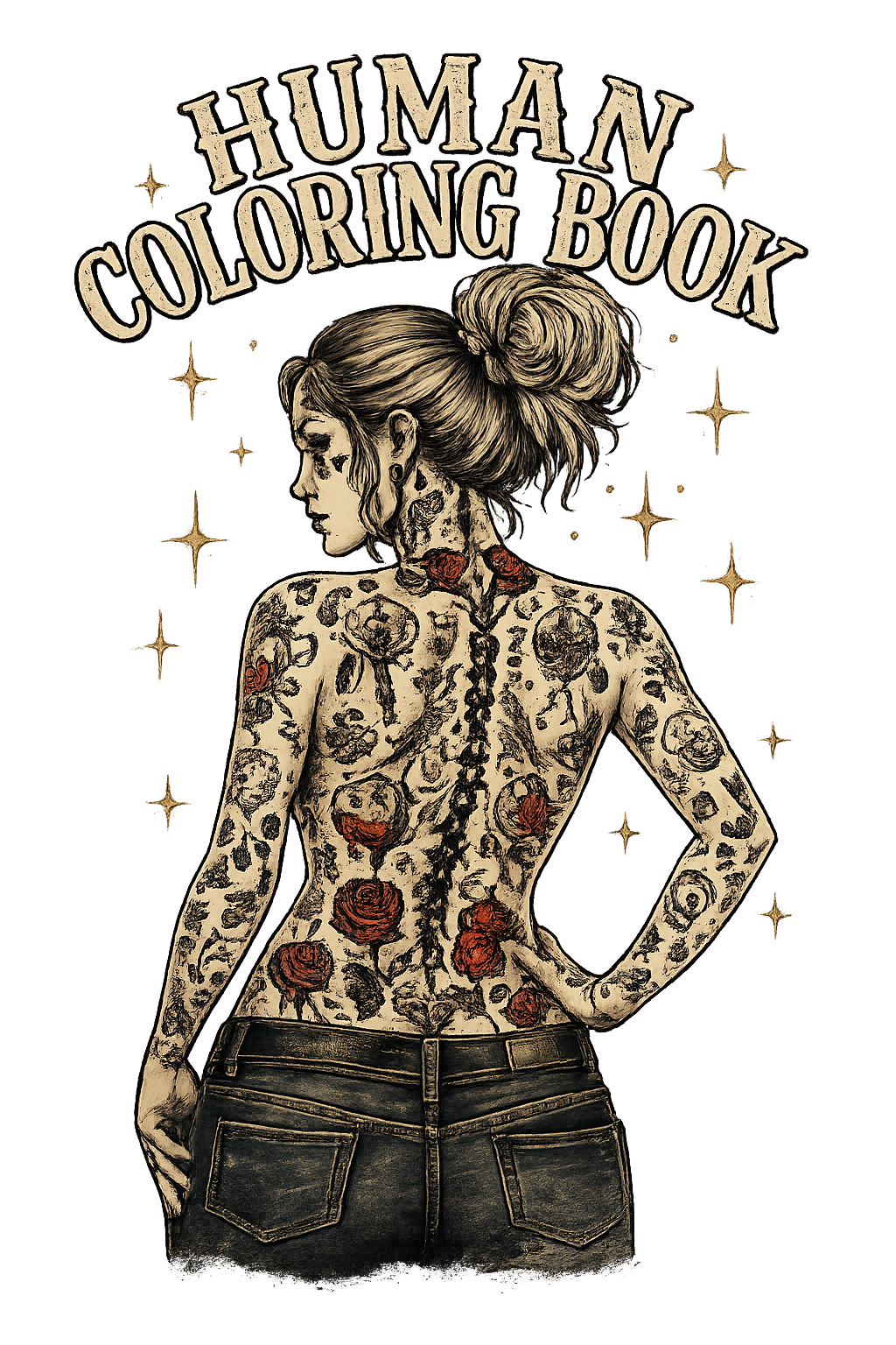Human Coloring Book